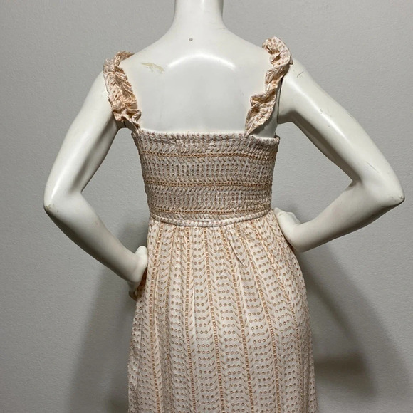 Jessica Simpson NEW Cottagecore Coquette Prairie Tiered Maxi Dress Size S - Picture 6 of 7